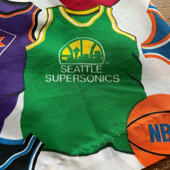 Vintage 90s NBA Valance Curtain Jerseys - Picture 8 of 16